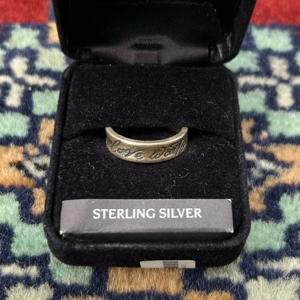 Promise Ring Sterling Silver “True Love Waits” Religious Jewelry Bob Siemens